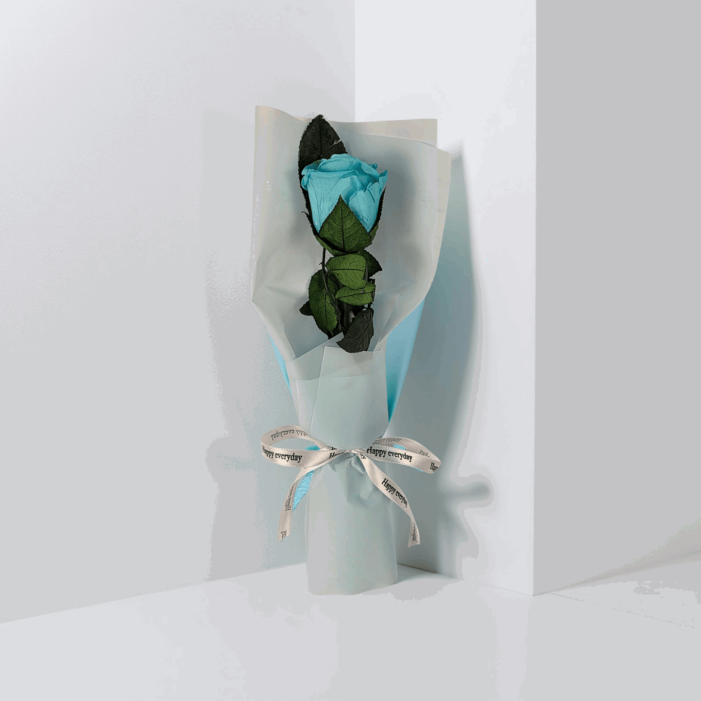 The One Eternal- Preserved Roses- Tiffany Blue Rose Stem