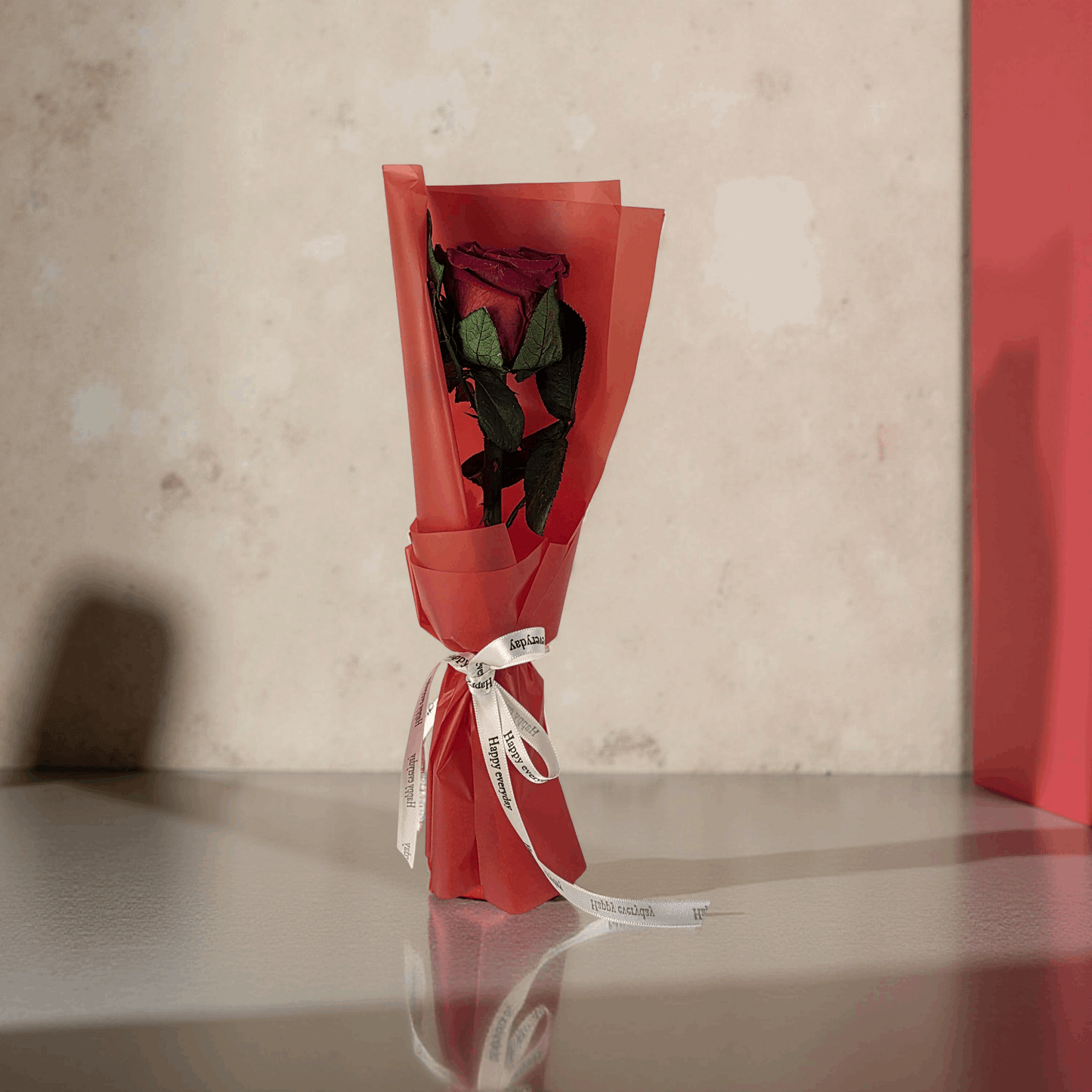 The One Eternal- Preserved Roses- Red Rose Stem