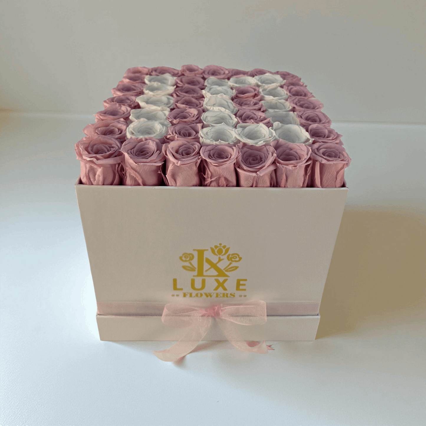 Pearl Passion (Large Square) - Preserved Roses - Flowers Last Three Years