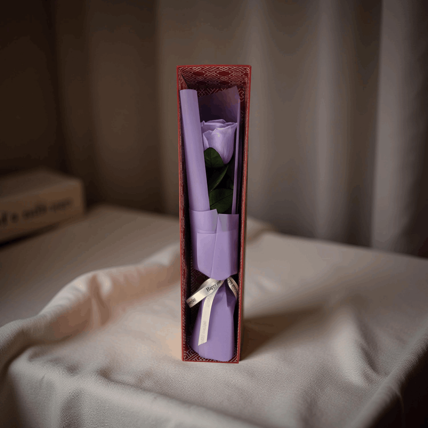 The One Eternal- Preserved Roses- Lavender Rose Stem