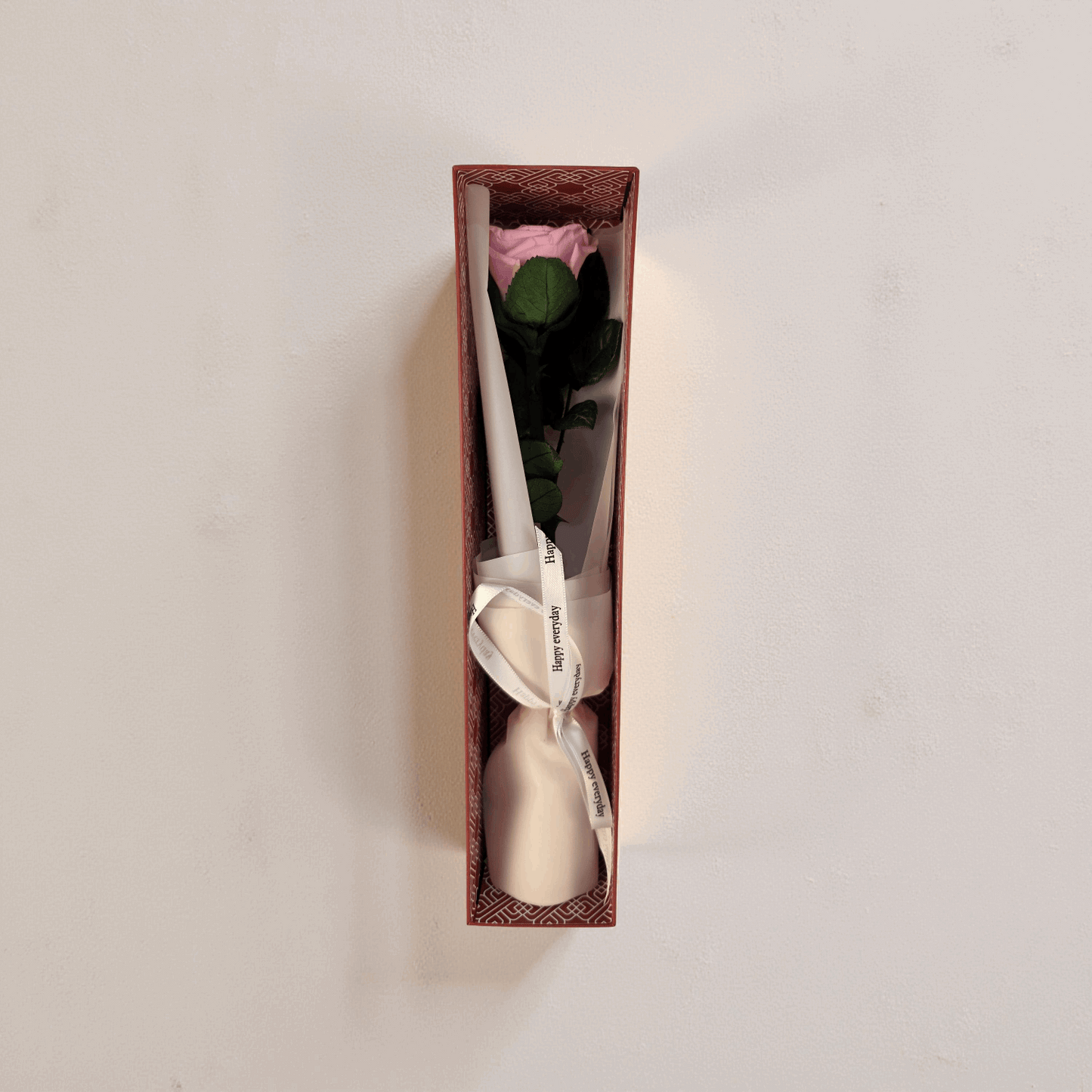The One Eternal- Preserved Roses- Pink Rose Stem