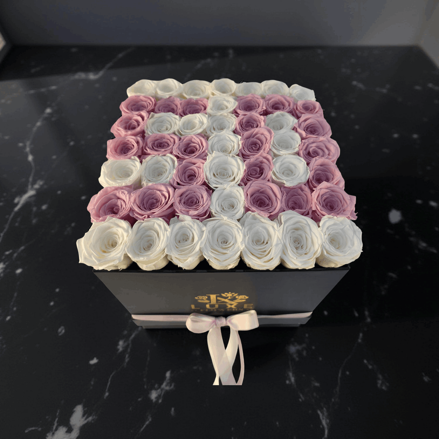 Pearl Passion (Large Square) - Preserved Roses - Flowers Last Three Years