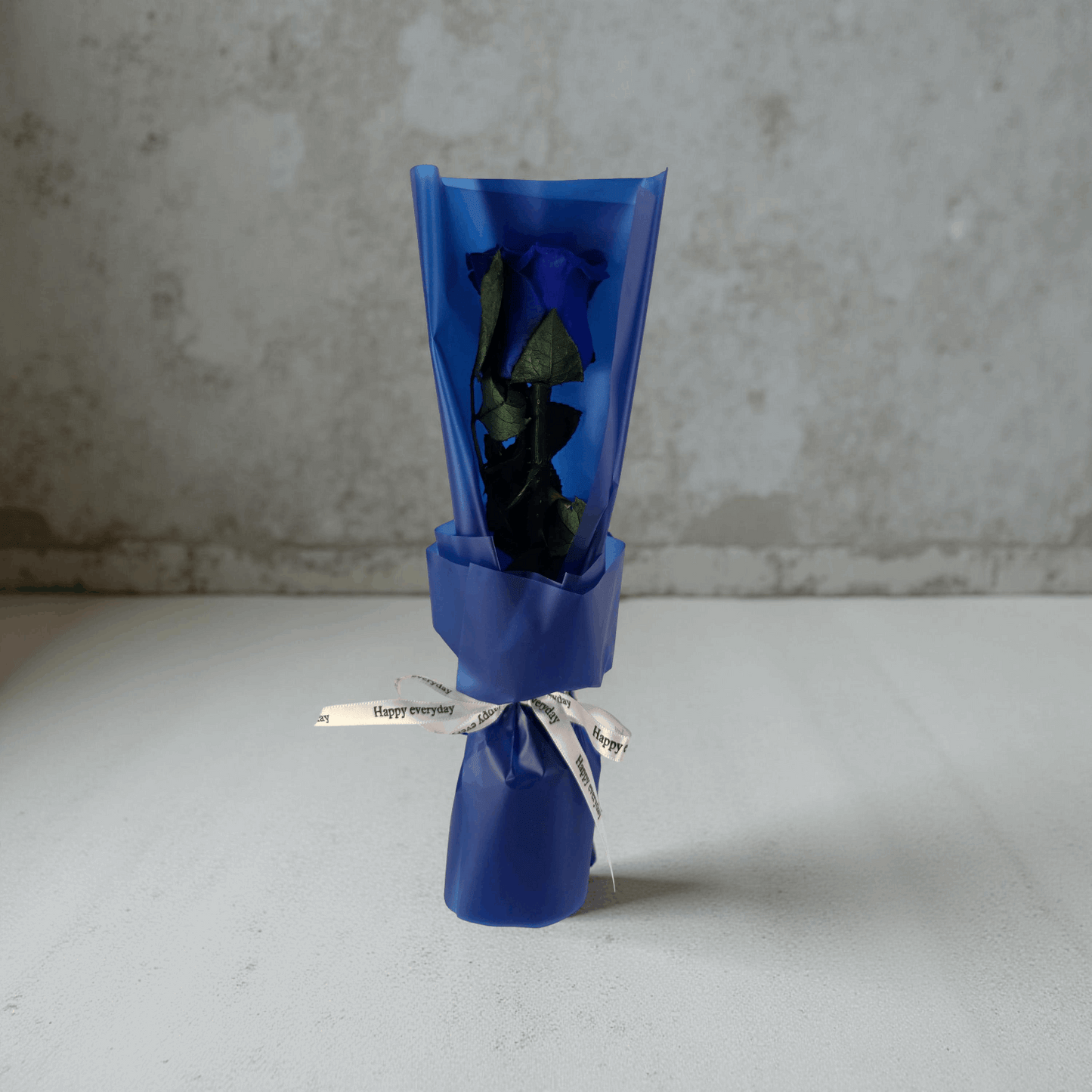 The One Eternal- Preserved Roses- Royal Blue, sapphire Rose Stem