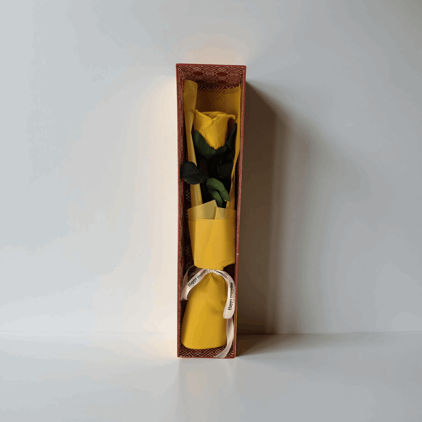 The One Eternal- Preserved Roses- Yellow Rose Stem