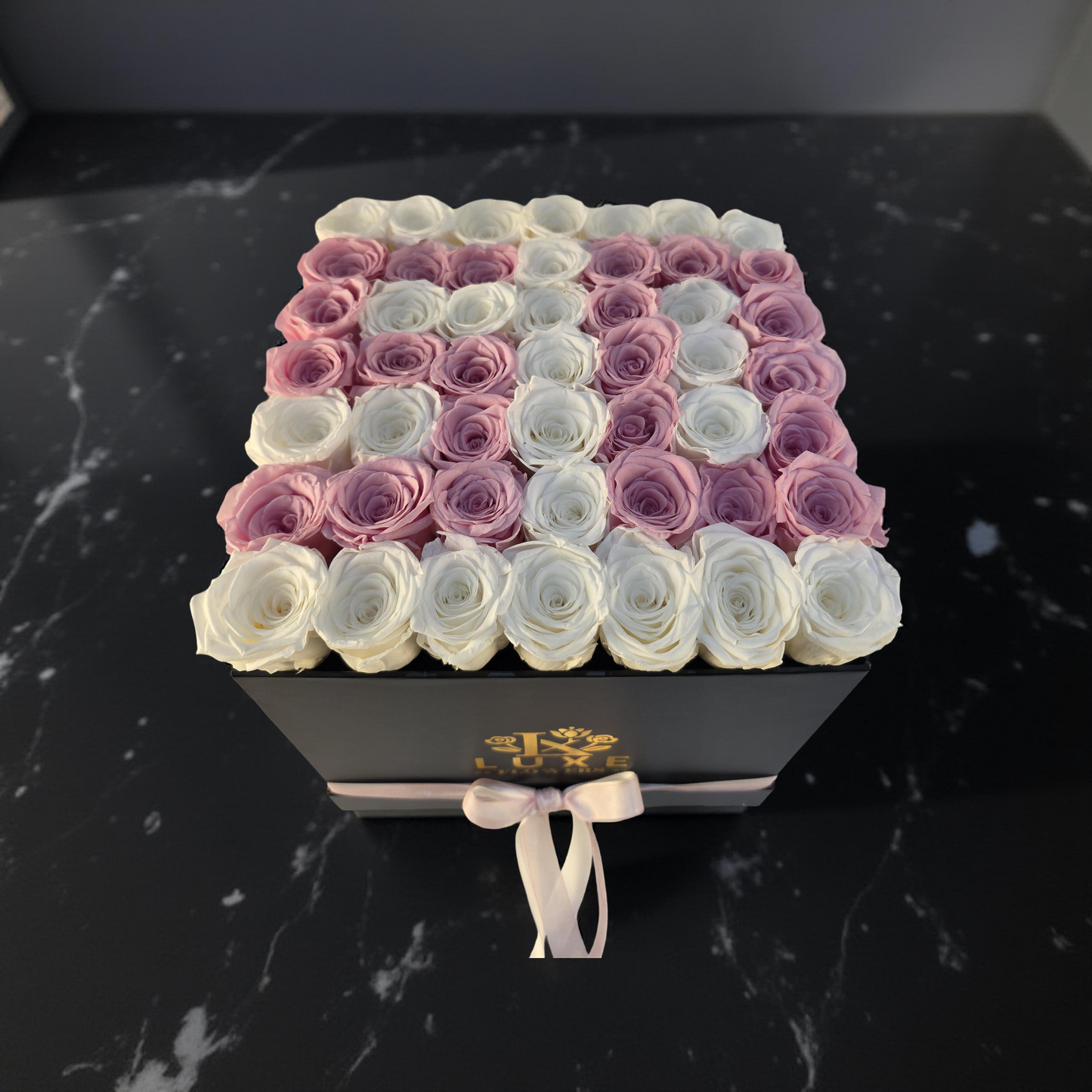 Pearl Passion (Large Square) - Preserved Roses - Flowers Last Three Years