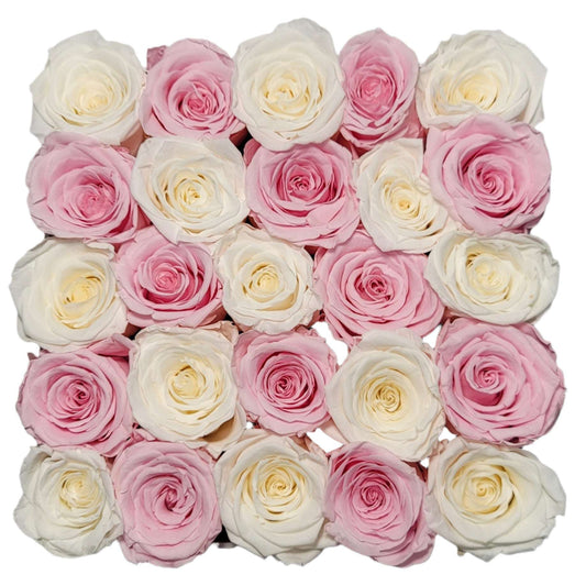 Timeless Twilight (Medium Square) - Preserved Roses - Flowers Last Three Years