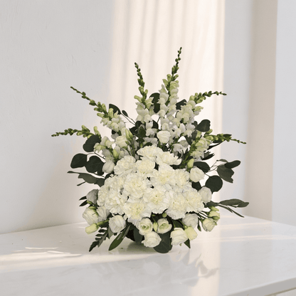 Luna Bloom - Basket Arrangement - Fresh Flower - Flowers Last Ten Days
