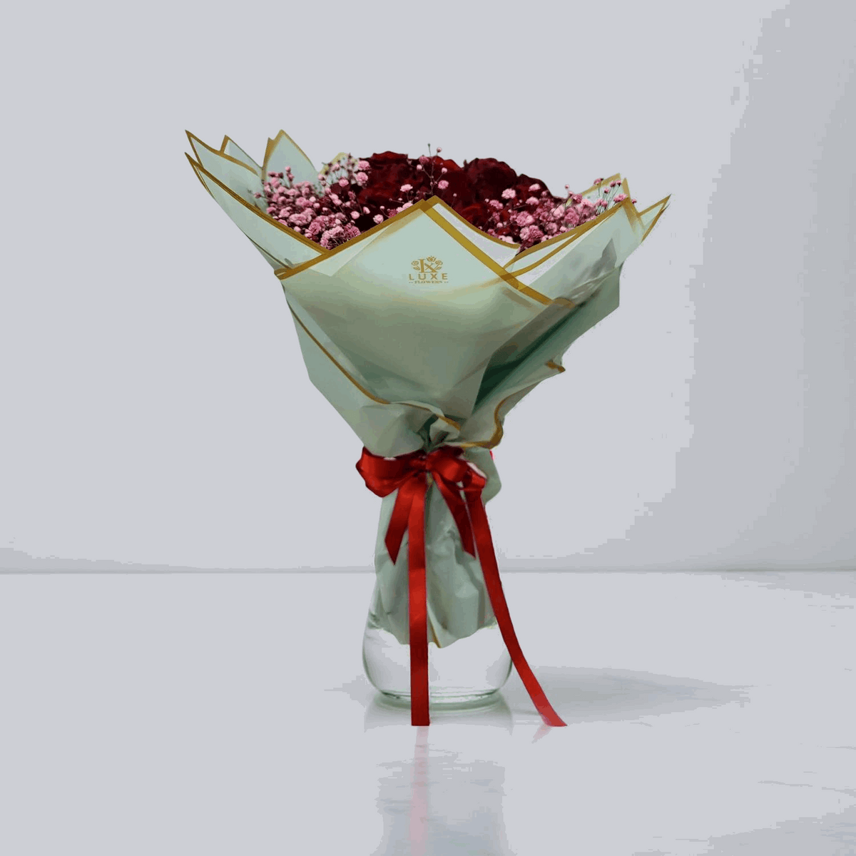 Amour Bloom- Bouquet - Fresh Roses - Red Roses