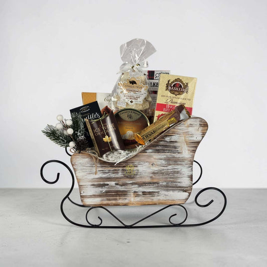 The Festive Sleigh – Christmas Gourmet Gift Basket