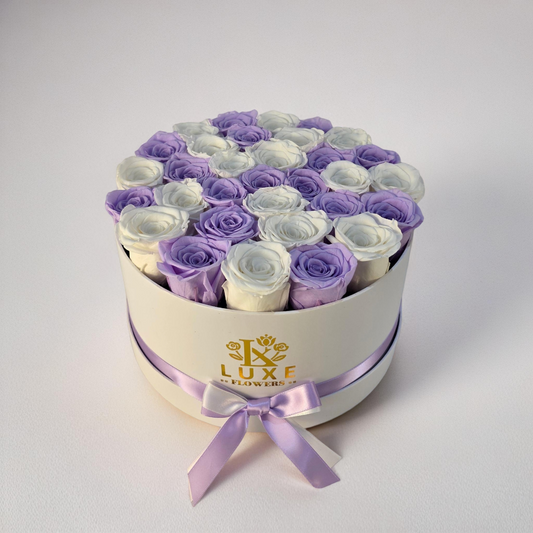 Melody Charm (Large Round) - Preserved Roses - Flowers Last Three Years
