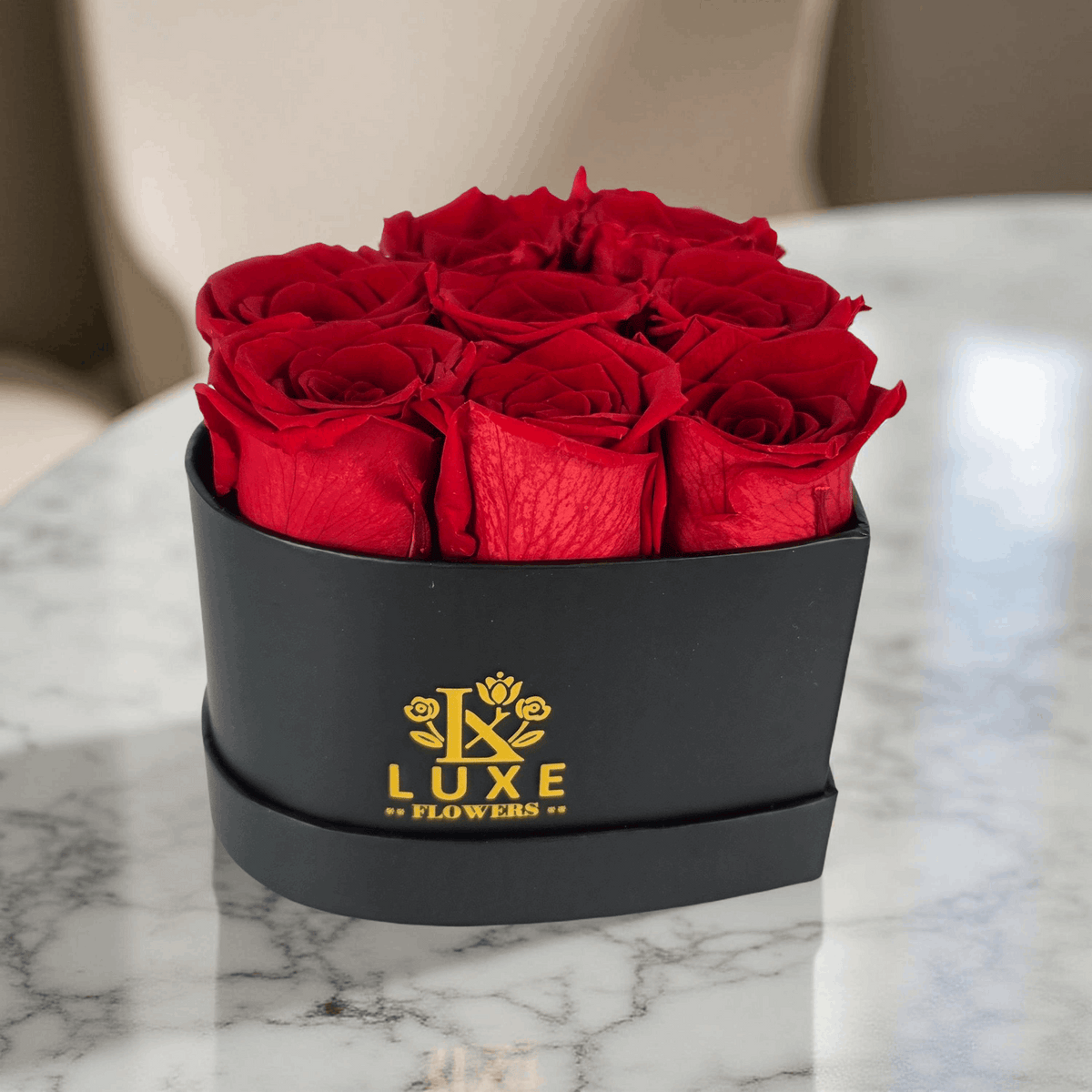 Love Note (Xsmall Heart) - Preserved Roses - Flowers Last Three Years