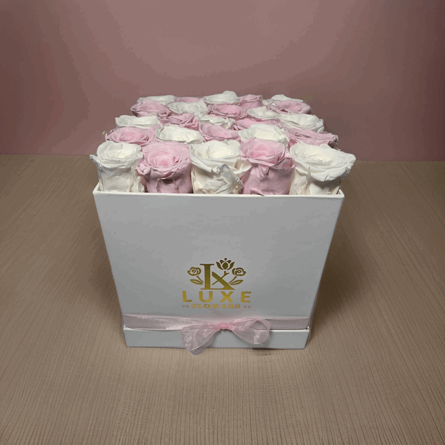 Timeless Twilight (Medium Square) - Preserved Roses - Flowers Last Three Years