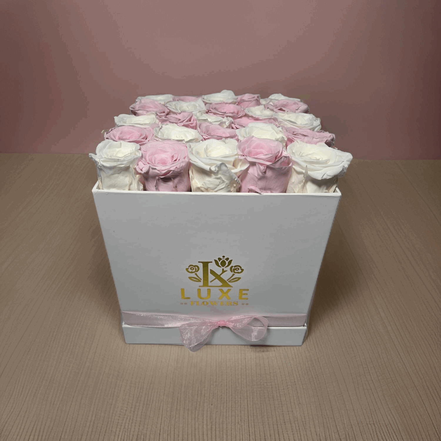 Timeless Twilight (Medium Square) - Preserved Roses - Flowers Last Three Years