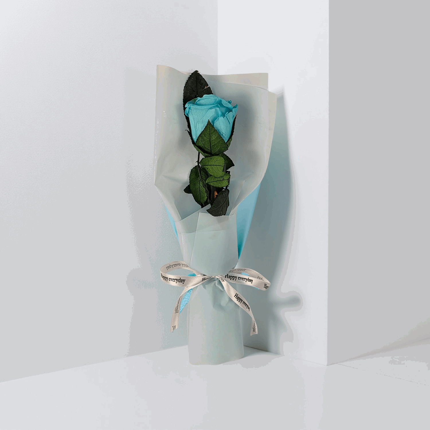 The One Eternal- Preserved Roses- Tiffany Blue Rose Stem