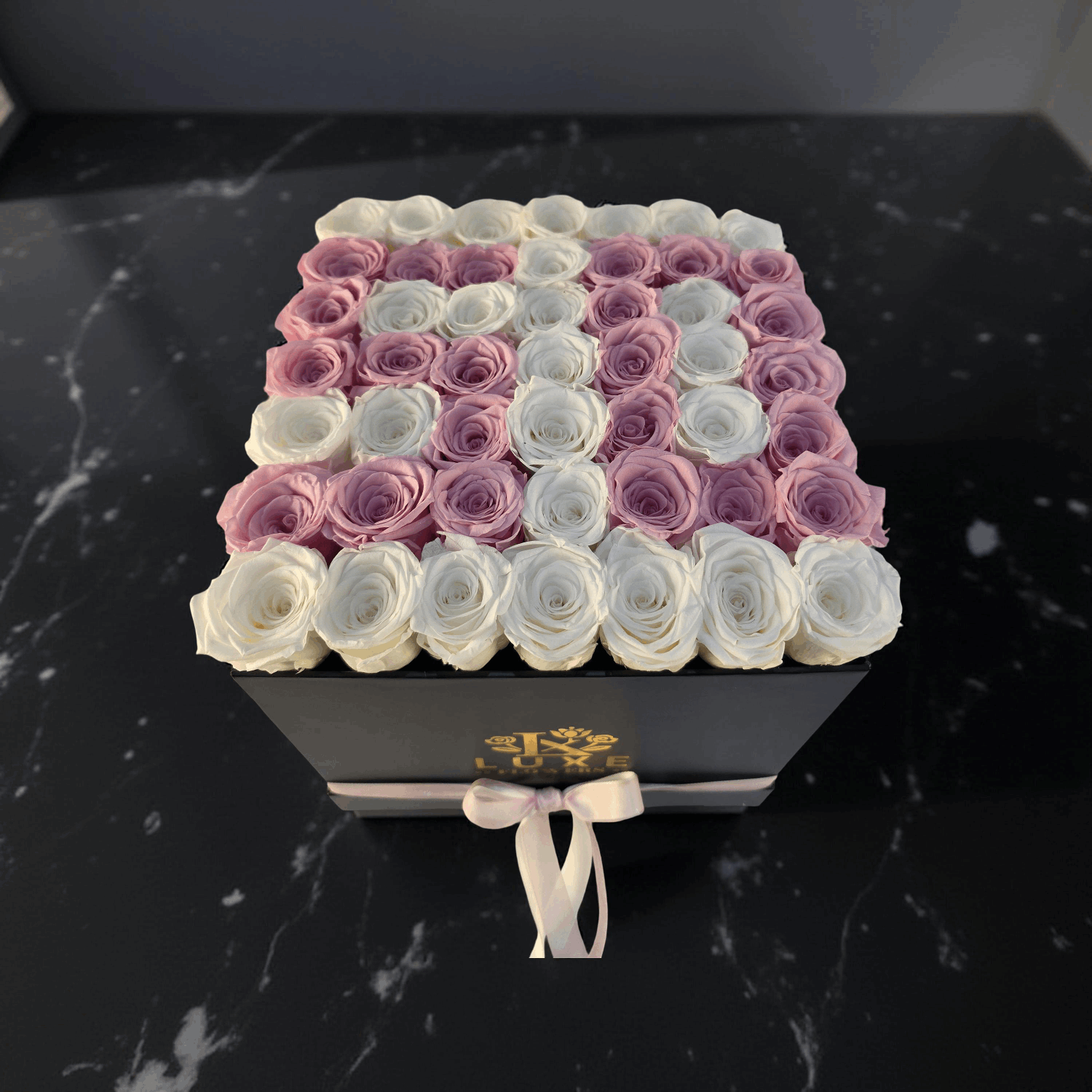 Pearl Passion (Large Square) - Preserved Roses - Flowers Last Three Years