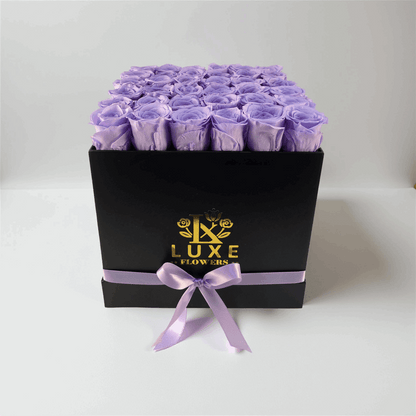 Regal Elegance (Large Square) - Preserved Roses - Flowers Last Three Years