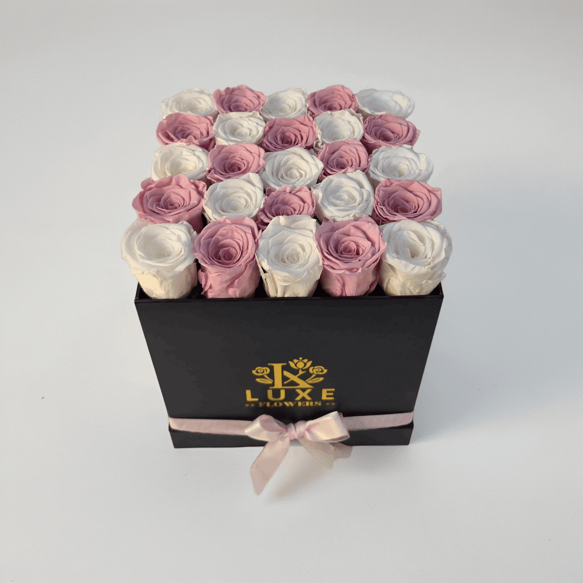 Timeless Twilight (Medium Square) - Preserved Roses - Flowers Last Three Years