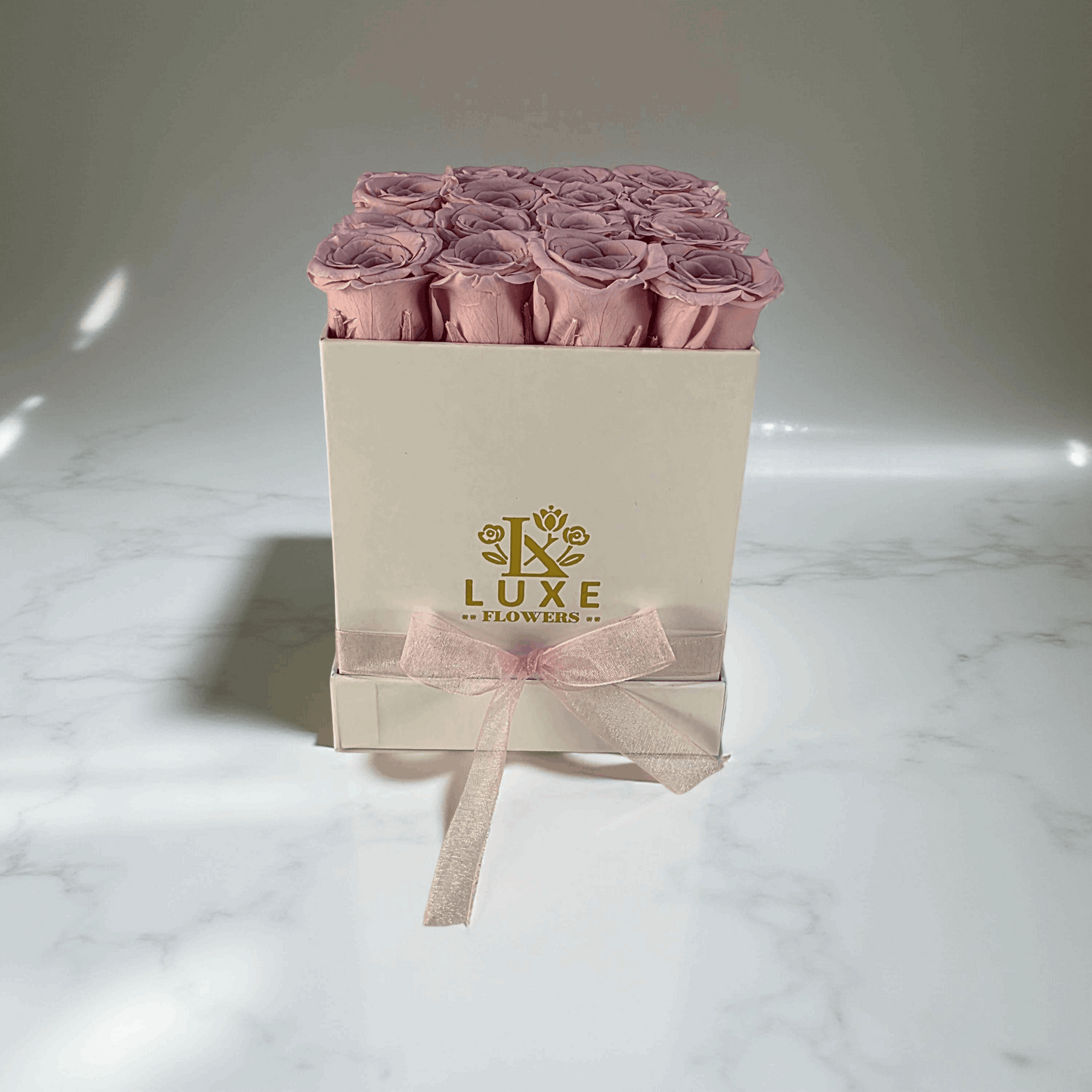 Timeless Treasure (Small Square) - Preserved Roses - Flowers Last Three Years