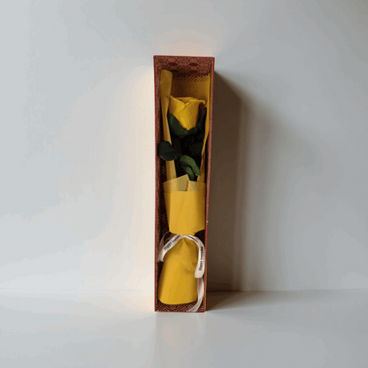 The One Eternal- Preserved Roses- Yellow Rose Stem