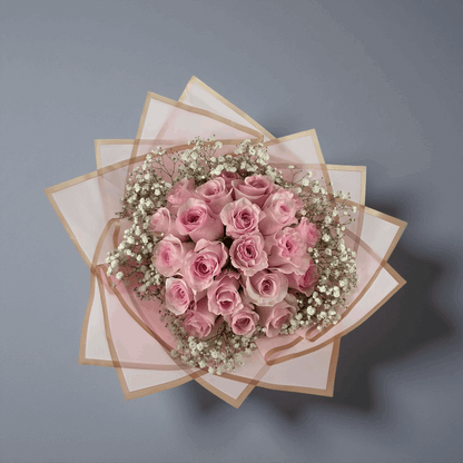 Amour Bloom- Bouquet - Fresh Roses - Flowers Last Ten Days