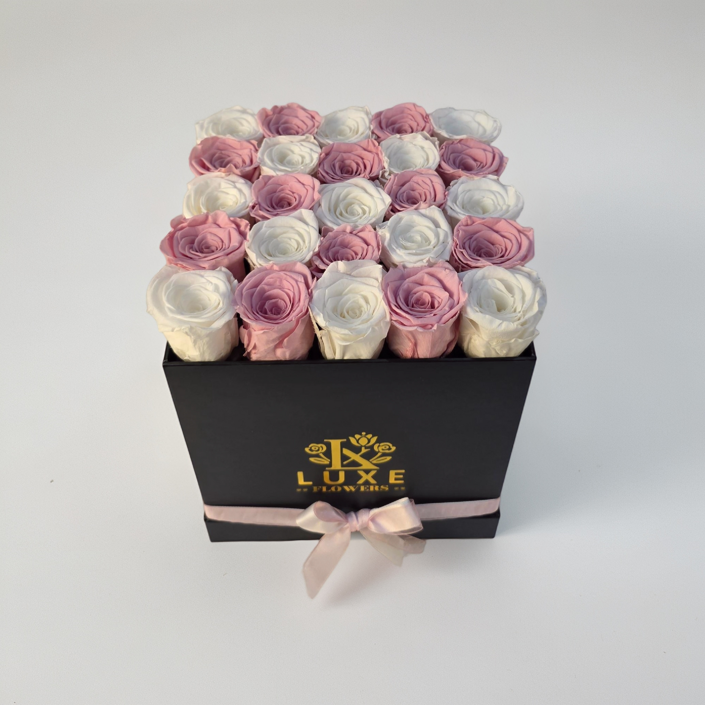 Timeless Twilight (Medium Square) - Preserved Roses - Flowers Last Three Years